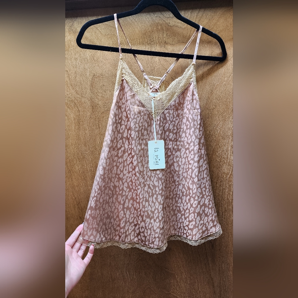 Champagne Cheetah Tank Top